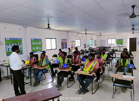 Spill Management Training is going on at Vanagaram (TU 02)